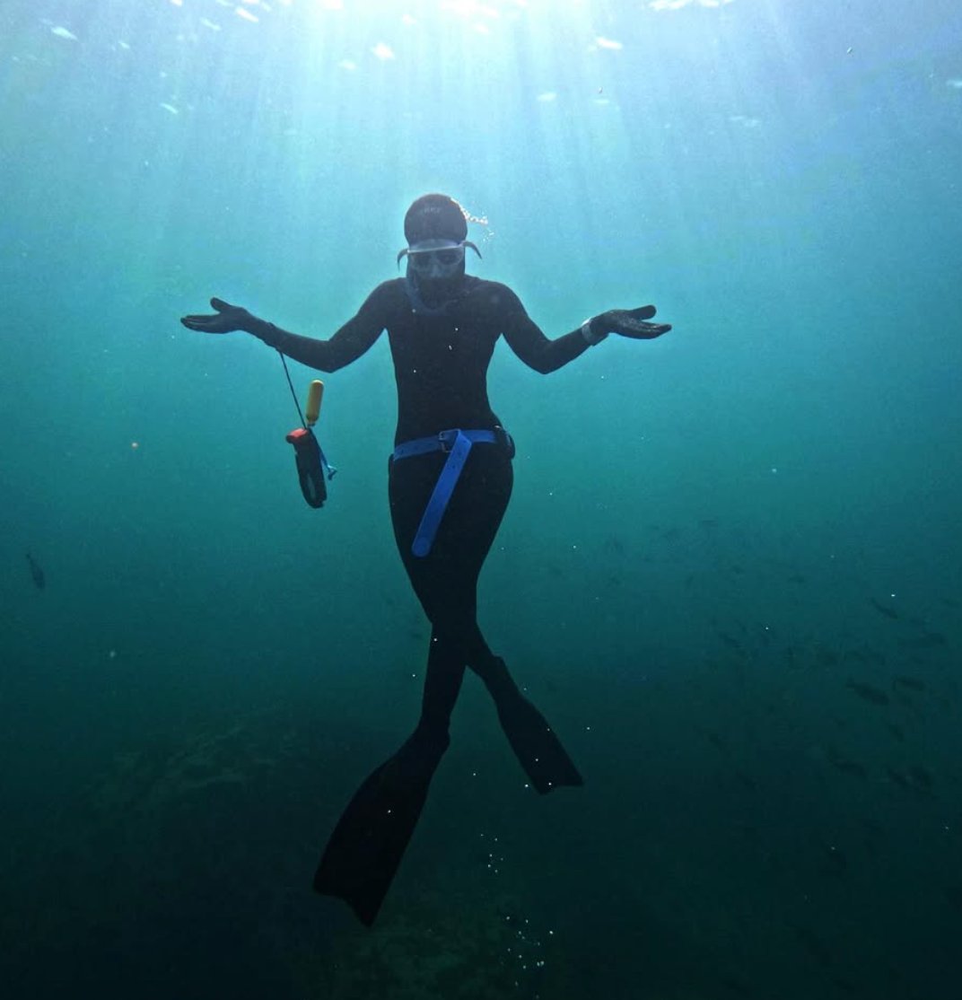 Sharon ocean freediving